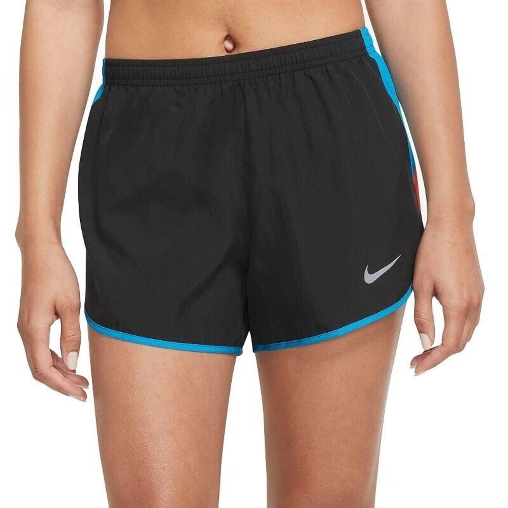 Nike 10K Running Short Women XXL Black Blue Orange Dri Fit Lightweight Lined NEW